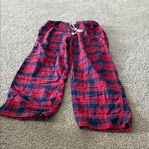GAP Red and Blue Plaid Pajama Pants